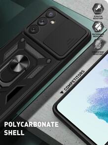 Trượt Bảo vệ ống kính Chống sốc Ốp lưng & bao da điện thoại - màu đen - Xem 7