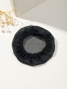 Solid Hair Tie - Black - View 2