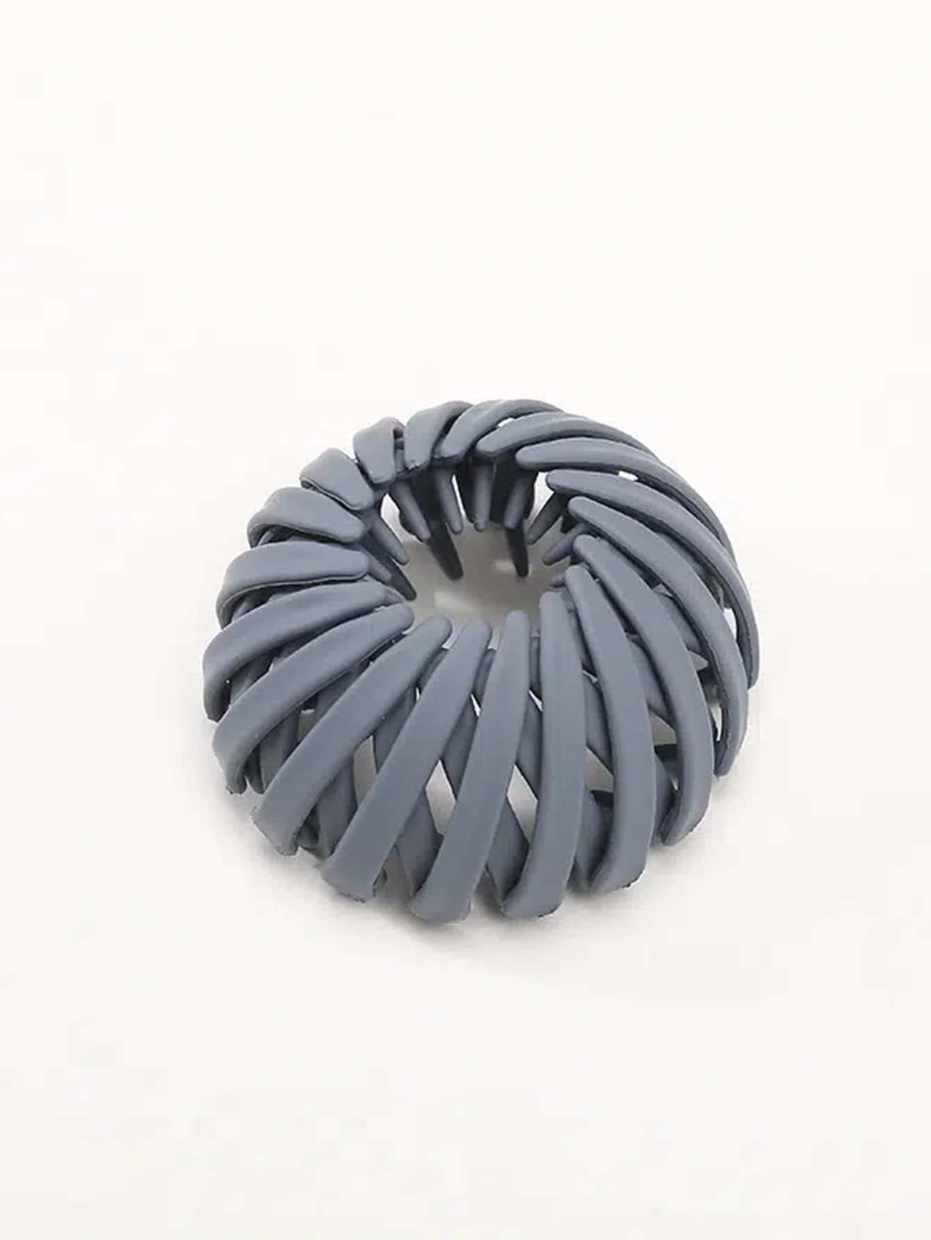 鳥巢設計髮圈 - 霧霾藍 - 查看 1