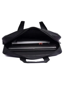 20 Inch Waterproof Laptop Bag - Black - View 4