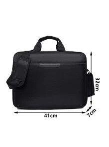 20 Inch Waterproof Laptop Bag - Black - View 5