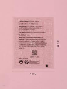 24 片短方形假指甲、1 个指甲锉和 1 片胶带，用于指甲贴合，美甲用品，美甲 - 粉色 - 查看 6