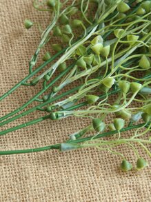 1pc Artificial Hanging Vine Flower Rama Decoration Rama - Green - View 5