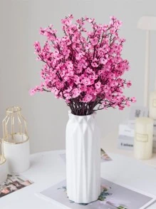 絹布仿真梅花假花卉DIY婚禮家庭裝飾用品