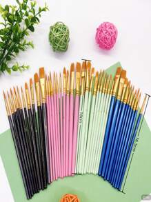 opeth 10pcs Random Color Painting Brush - Multicolor - View 8