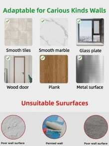 1 pieza Estante de almacenamiento de baño montado en la pared - Gris Oscuro - Ver 4