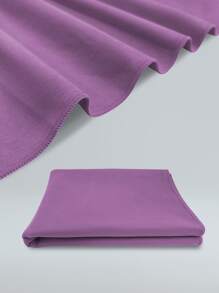 1pc Plain Sport Towel - Purple - View 3