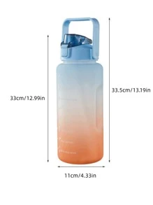 1入組隨機色2L大容量健身杯子 - 彩色 - 查看 2