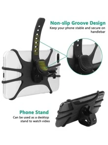 1入組折疊式嬰兒車手機支架 - 黑色 - 查看 4