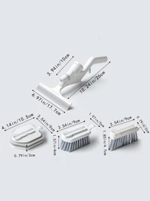5pcs Spray Water Cleaning Brush Set - Multicolor - View 2