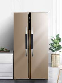 2pcs Refrigerator Door Handle Cover - Black - View 1