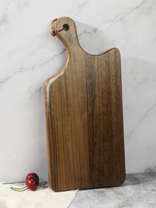 Wooden Cherry Wood Cutting Board & Tray For Kitchen, Durable Meat & Vegetable Chopping Block - Coffee Brown - View 2