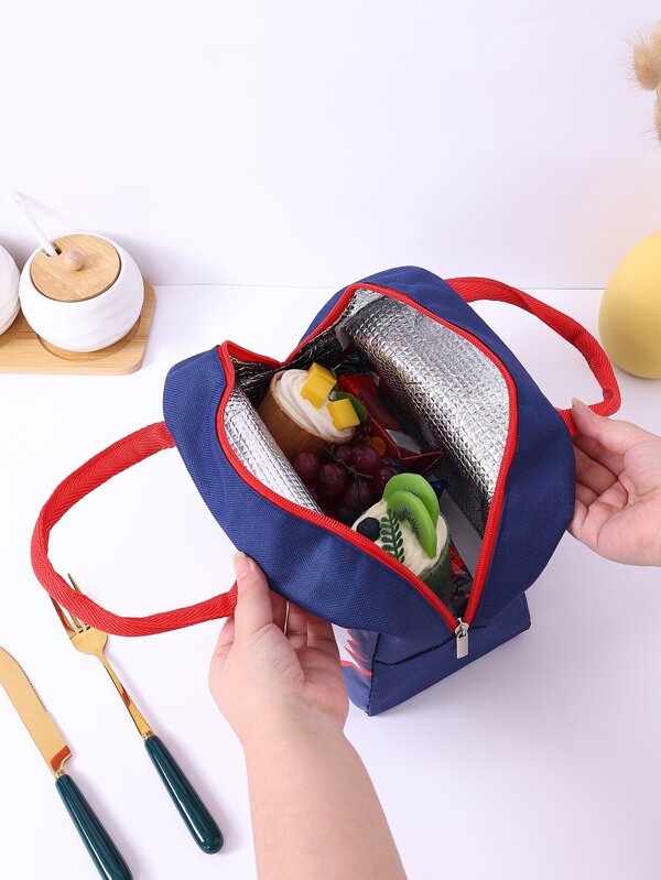 Fox Pattern Insulation Lunch Bag SHEIN USA