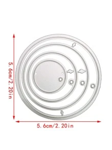1 khuôn cắt hình tròn - Bạc - Xem 2