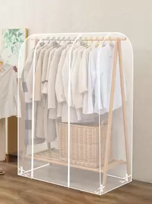 1pc Clear Clothing Cover - Clear - View 1