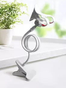 Portable Multi-Functional Slouchy Clip Phone Holder - White - View 1