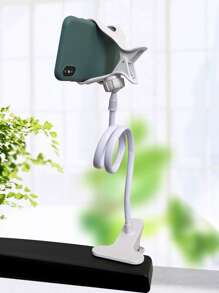 Portable Multi-Functional Slouchy Clip Phone Holder - White - View 2