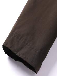 Manfinity Hombres Cazadora con cremallera unicolor