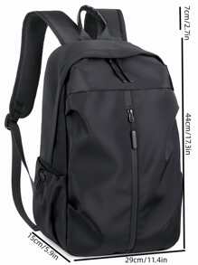 Balo du lịch mới dung tích lớn chống trộm thời trang có thể điều chỉnh với USB Túi đi học Túi đựng máy tính xách tay Ba lô đeo vai Túi du lịch Túi thể thao Túi đi học Đồ dùng học tập cho trường học Kinh doanh ngoài trời Đi bộ đường dài Du lịch Cắm trại Thể thao Nylon Ba lô du lịch tối giản Quà tặng nam Quà tặng ngoài trời cho bố Quà tặng cho cha Quà tặng cho nam Quà tặng ngày lễ tình nhân - màu đen - Xem 4