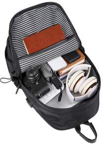 Balo du lịch mới dung tích lớn chống trộm thời trang có thể điều chỉnh với USB Túi đi học Túi đựng máy tính xách tay Ba lô đeo vai Túi du lịch Túi thể thao Túi đi học Đồ dùng học tập cho trường học Kinh doanh ngoài trời Đi bộ đường dài Du lịch Cắm trại Thể thao Nylon Ba lô du lịch tối giản Quà tặng nam Quà tặng ngoài trời cho bố Quà tặng cho cha Quà tặng cho nam Quà tặng ngày lễ tình nhân - màu đen - Xem 5