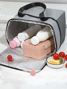 1 pieza Bolsa térmica portátil - Gris - Ver 2