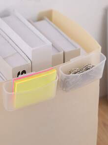 2pcs Refrigerator Hanging Storage Box - Clear - View 3