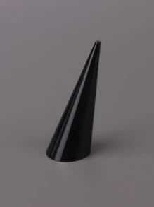 1pc/20pcs/100pcs Ring Display Stand - Black - View 3