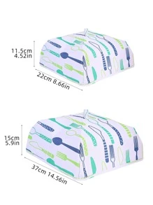1 dao kéo in nắp đậy thức ăn có thể gập lại - Nhiều màu - Xem 3
