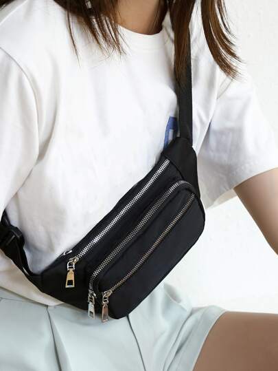Zip Front Bum Bag