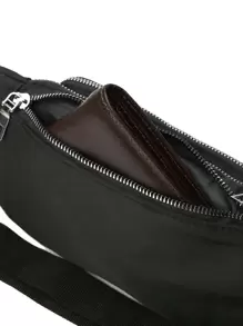 Zip Front Fanny Pack, Preppy Bum Bag For The First Day Of School