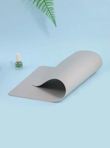 1pc Gray Nail Art Hand Pillow & Manicure Table Mat, PU And Washable Foldable Nail Polish Hand Holder Arm Wrist Rest Cushion For Nail Trainer Nail Care Nail Salon Tools,Nail Supplies,Nail Tools,Nail Art Tools,Back To School,Nails,Nail Tools For Press On Nails