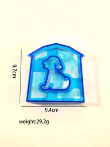 1 cái Máy cắt bánh sandwich cho chó DIY - Màu xanh lam - Xem 4