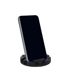 1pc Multifunctional Anti-slip Desktop Phone Holder - Black - View 2