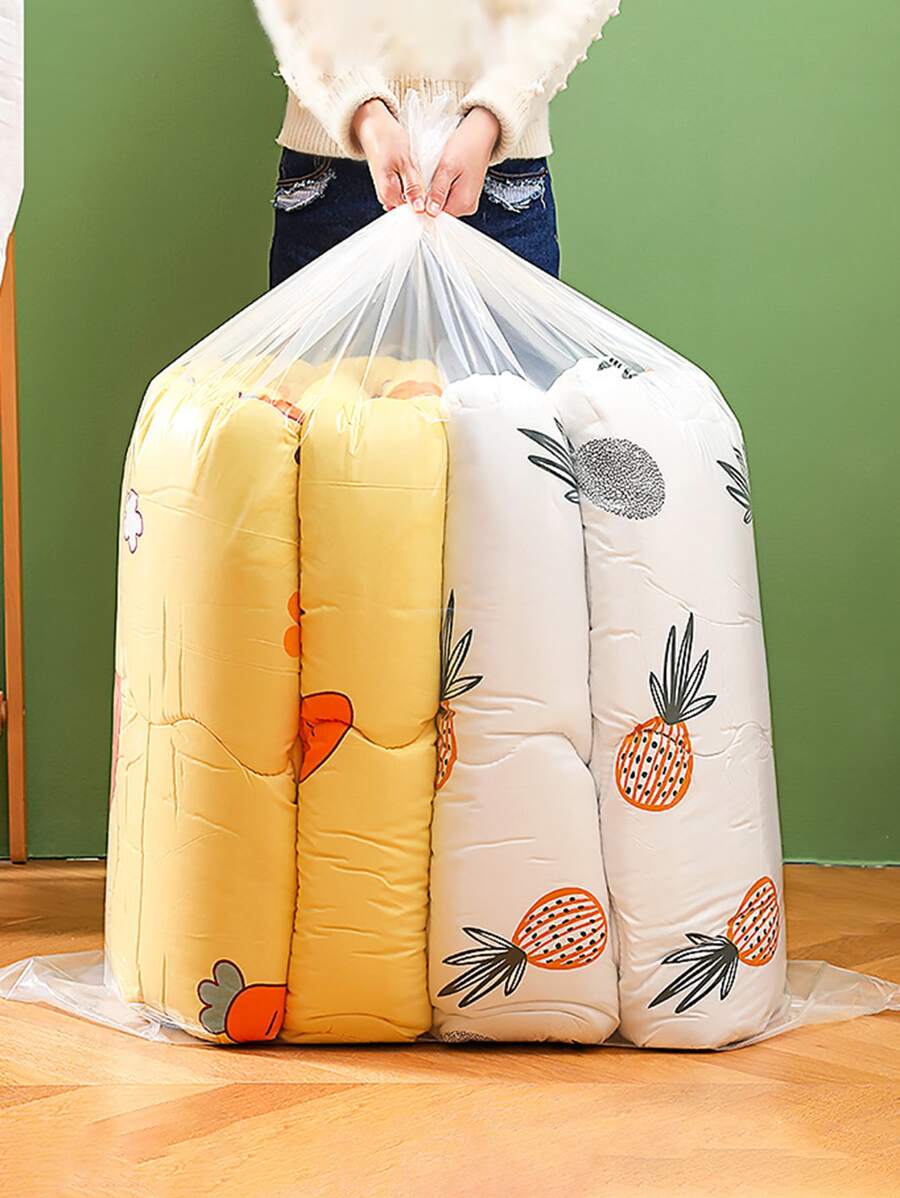 5 piezas Bolsa de almacenaje transparente plegable - transparente - Ver 1