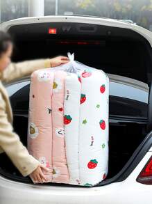 5 piezas Bolsa de almacenaje transparente plegable - transparente - Ver 2