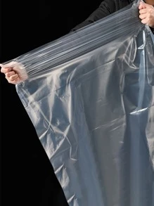 5 piezas Bolsa de almacenaje transparente plegable - transparente - Ver 3