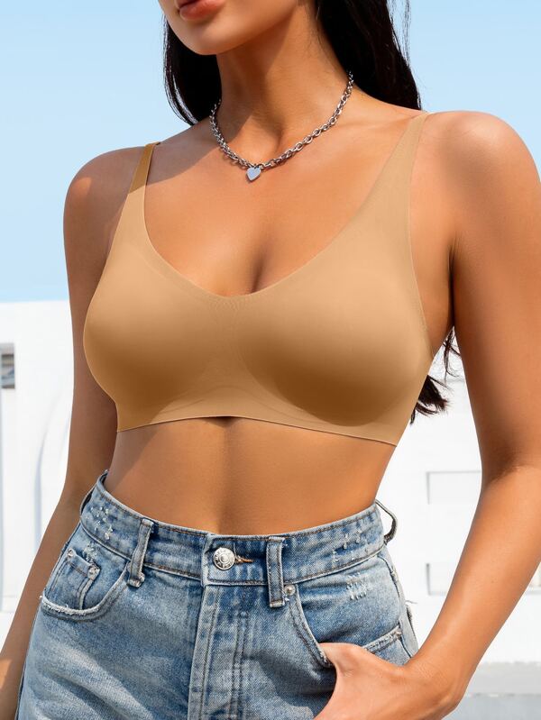 No Show Wireless Bra SHEIN USA