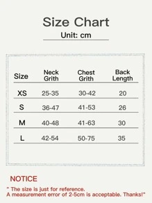 1pc Reflective Detail Release Buckle Decor Pet Life Jacket, Safety Clothes Swimwear - Orange - View 4