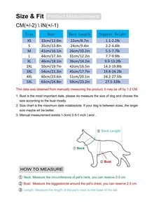 1入組迷彩印花連帽寵物雨衣 - 彩色 - 查看 6