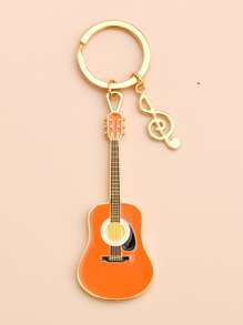 Llavero con diseño de instrumento musical - Multicolor - Ver 4