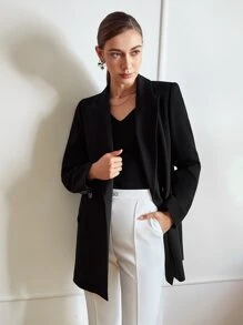 MOTF PREMIUM CASHMERE-MIX SLINKY SWEATER - Black - View 8