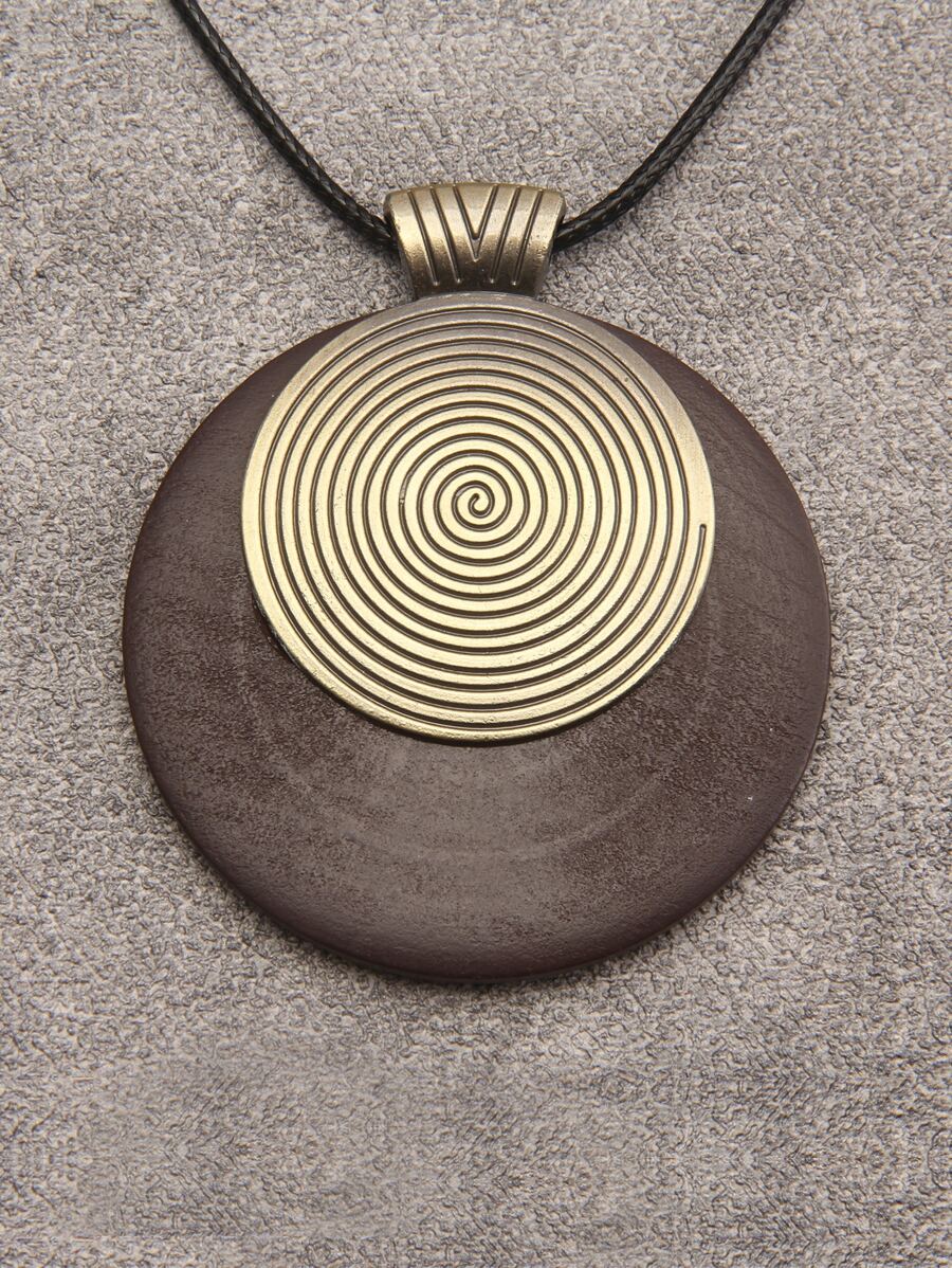 Le collier pendentif entaillé United | FIVE STUDIOS | Colliers pour