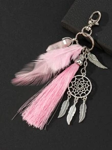 Dreamcatcher & Tua Charm Keychain - Nhiều màu - Xem 1