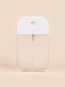 1 pieza Botella de spray recargable portátil de 50ml - Perfecta para desinfectante de viaje, loción, tónico, perfume, decoración del hogar, sala de estar, dormitorio, baño, artículos de viaje, boda, fiesta, cumpleaños, regalos para hombres, mamá, papá, amigos, Año Nuevo, accesorios, regalo divertido - Blanco - Ver 1