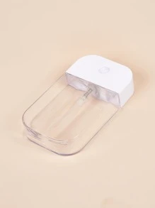 1 pieza Botella de spray recargable portátil de 50ml - Perfecta para desinfectante de viaje, loción, tónico, perfume, decoración del hogar, sala de estar, dormitorio, baño, artículos de viaje, boda, fiesta, cumpleaños, regalos para hombres, mamá, papá, amigos, Año Nuevo, accesorios, regalo divertido - Blanco - Ver 2