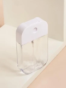 1 pieza Botella de spray recargable portátil de 50ml - Perfecta para desinfectante de viaje, loción, tónico, perfume, decoración del hogar, sala de estar, dormitorio, baño, artículos de viaje, boda, fiesta, cumpleaños, regalos para hombres, mamá, papá, amigos, Año Nuevo, accesorios, regalo divertido - Blanco - Ver 4