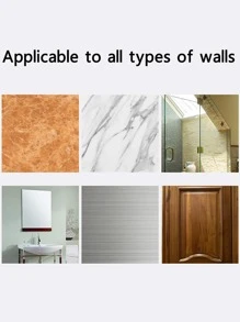 1pc Double-ended Traceless Mop Holder - White - View 3