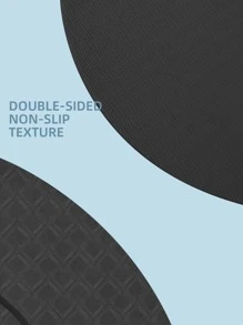 1入組165*61*0.6cm Tpe摺疊跳繩墊,運動墊,舞蹈墊 - 黑色 - 查看 5