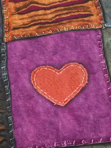 ROMWE PUNK 頹廢搖滾色塊拼接圖案前繫帶短款T恤 - 彩色 - 查看 4