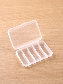 1pc Clear Jewelry Storage Box - Clear - View 1